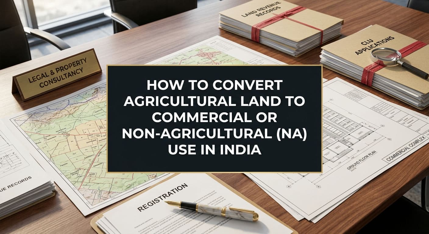 How to Convert Agricultural Land to Commercial or Non-Agricultural (NA) Use in India